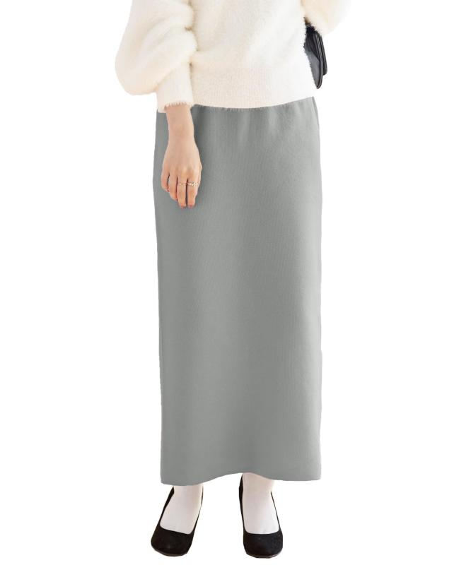 [神戸レタス] 毛玉レス ニットスカート レディース マーメイドスカート 秋 冬スカート 毛玉にならない 着回し [M3930]