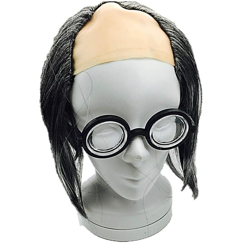 ST TS 爆発 天才 博士 ハゲ カツラ 大学 教授 科学者 白髪 はくはつ コスプレ ウィッグ 仮装 変装 はげ..