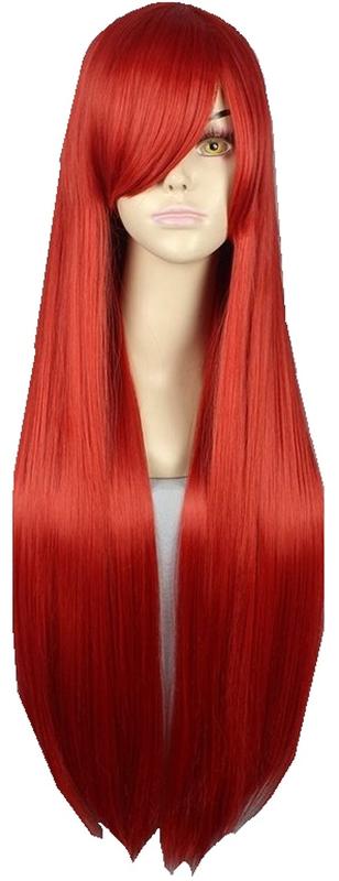 コスプレウィッグ ロング ストレート ラム アジャスター付き ウィッグ ウィッグネットセット グリーン ..