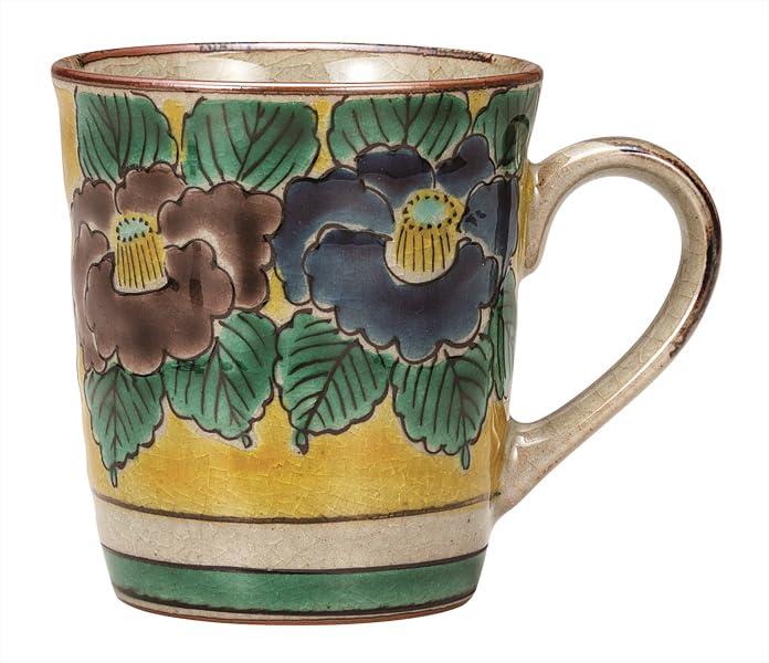 九谷焼いわたや マグカップ・吉田屋山茶花 K9-920