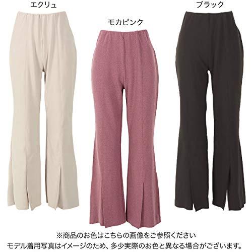 [神戸レタス] センタースリットウエストゴムストレッチニットソーパンツ [M3122]