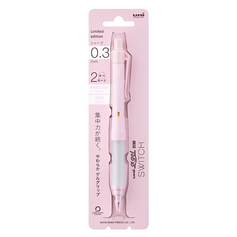 三菱 三菱鉛筆 鉛筆 mitsubishi pencil シャープペンシル α ゲル スイッチ 0 3 mm チーク ピンク m 3 1009 gg 1 p cp