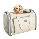 LPOTIUS ペットキャリー バッグ 折り畳み 2way 猫 小型犬 キャリーバッグ 軽量 3面通気 洗える 猫 キャリー 犬用キャリーバック 飛び出し防止リード付き ペット用 キャリーケース ベルト脱着可