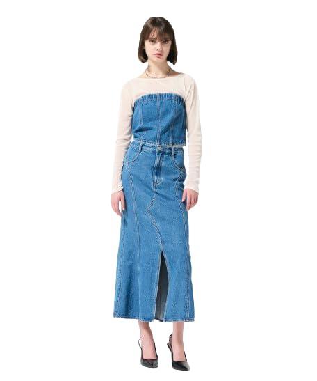 [グレースコンチネンタル] スカート 2024AWマーメイドデニムスカート レディース