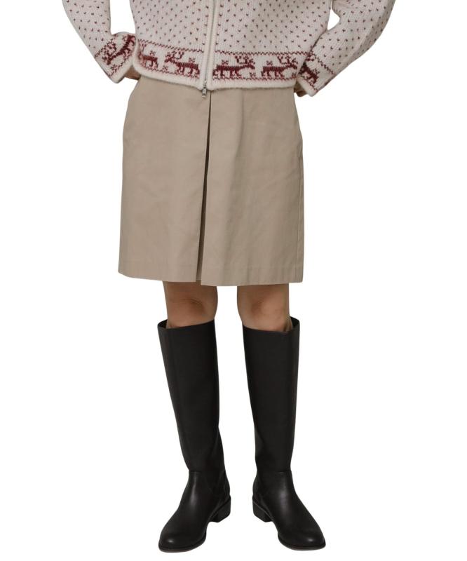 [サニーレーベル] ショートパンツ インバーテッドプリーツハーフチノパンツ ウィメンズ LA46-24C001