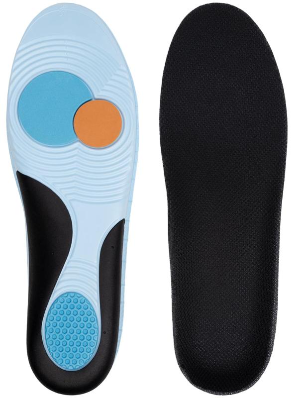 Alvisto インソール 理学療法士推薦 衝撃吸収 アーチサポート 外回り 立ち仕事用 黒 26.5-27.0【アーチサポート 】3.5cmのアーチサポートを採用し、アーチと 中足骨 をサポートしてスムーズな重心移動を促します。動きやすく 外回りの長時間歩き、ランニング、登山、ゴルフ などの スポーツにもご活用いただけます。【安定性】かかと周辺のグラつきやブレをヒールカップが抑えます。 O脚、 扁平足、外反母趾 、足底筋膜炎、足底腱膜炎 などの悩みをサポートします。バランス がとりやすくなるので、疲れやすいひとにもピッタリ。【疲労対策】衝撃吸収設計に加え、疲労の原因となる かかと のぐらつきをTPU素材(ヒールカップの役割)が抑えます。圧力分散とかかとの安定が、筋肉にかかる負担を和らげます。【消臭】蒸れやすい靴内対策として表面素材に、 通気性 の高いメッシュ素材を採用。窮屈な靴にはフィットしませんが、 スニーカー ビジネスシューズ 安全靴 ゴルフシューズ など各種シューズにてご利用いただけます。【注意】アーチサポートが高めなので、甲が低い靴は窮屈になります。靴紐のないビジネスシューズはワンサイズ小さい物をお選びください。