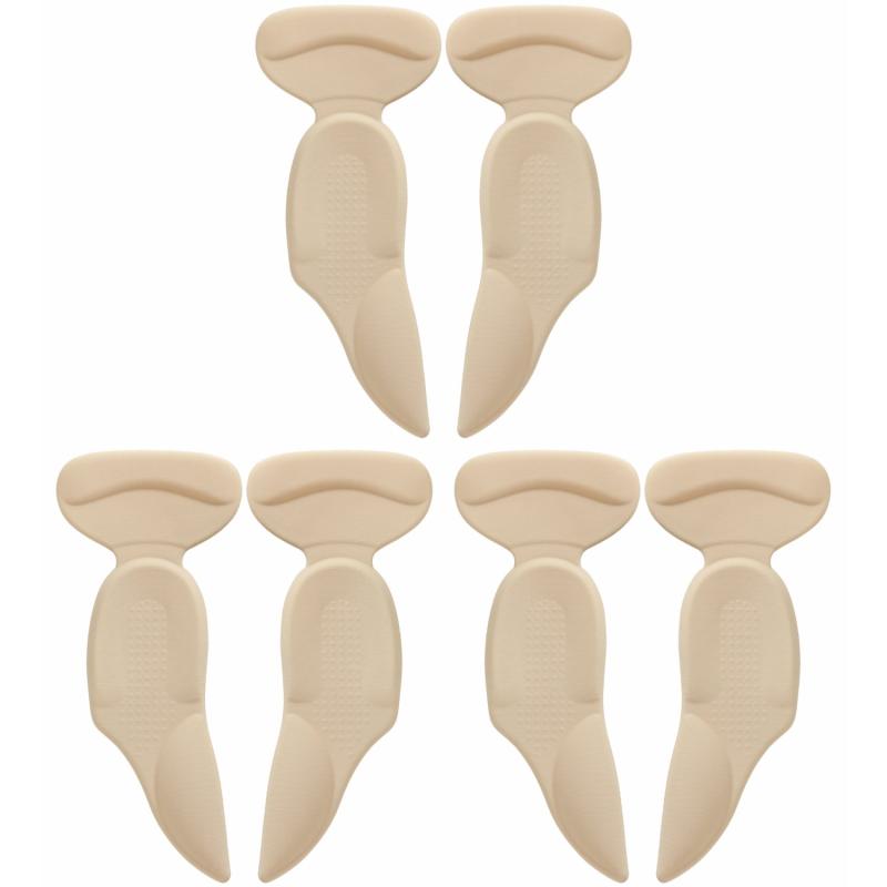 Phoenix 靴擦れ 防止 アーチ パッド セット ヒール スニーカー パンプス 厚手 ジェルクッション 偏平足 靴ズレ防止 安心安全 メーカー45日間書付属 レディース メンズ (ベージュ 3足セット)