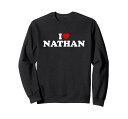 I Love Nathan - ハート トレーナー