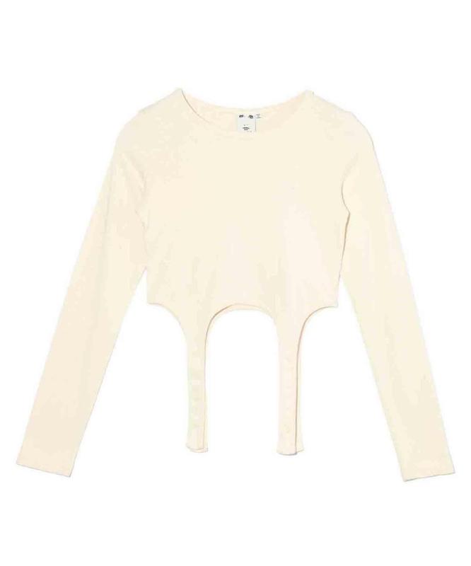 [エックスガール] ストリートウェア GARTER L/S TOP レディース