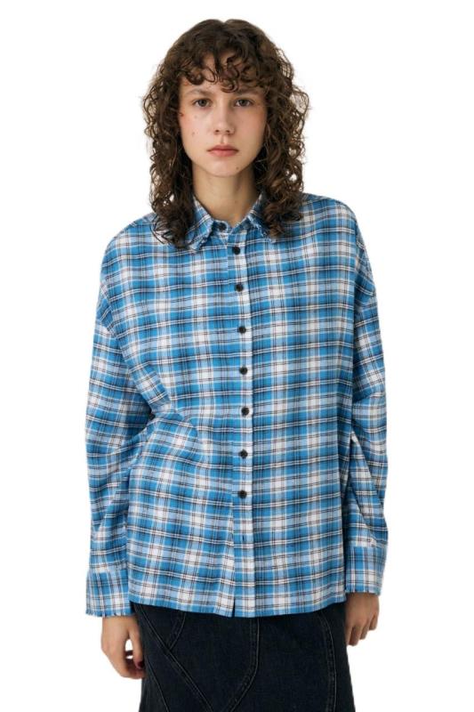 [マウジー] BORROWED PLAID シャツ 010HAS30