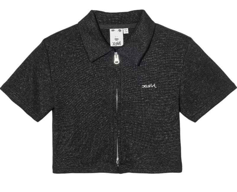 [エックスガール] カジュアル ZIP UP TOP レディース