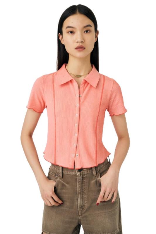 [マウジー] MELLOW POLO トップス 010HSH80