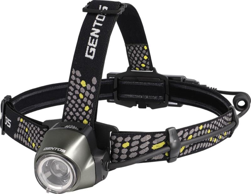 GENTOS(ジェントス) LED ヘッドライト USB充電式 【明るさ700ルーメン/実用点灯6.5時間/後部認識灯】 専用充電池使用 リバティIII HLIL-4801R
