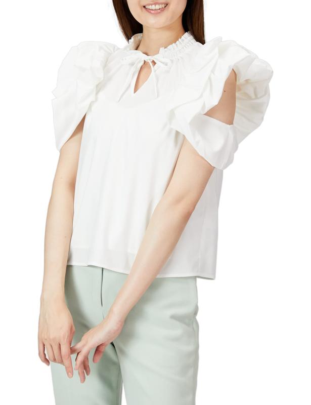 [スナイデル] 2WAYバルーンショートスリーブブラウス SWFB221122 レディースのサムネイル