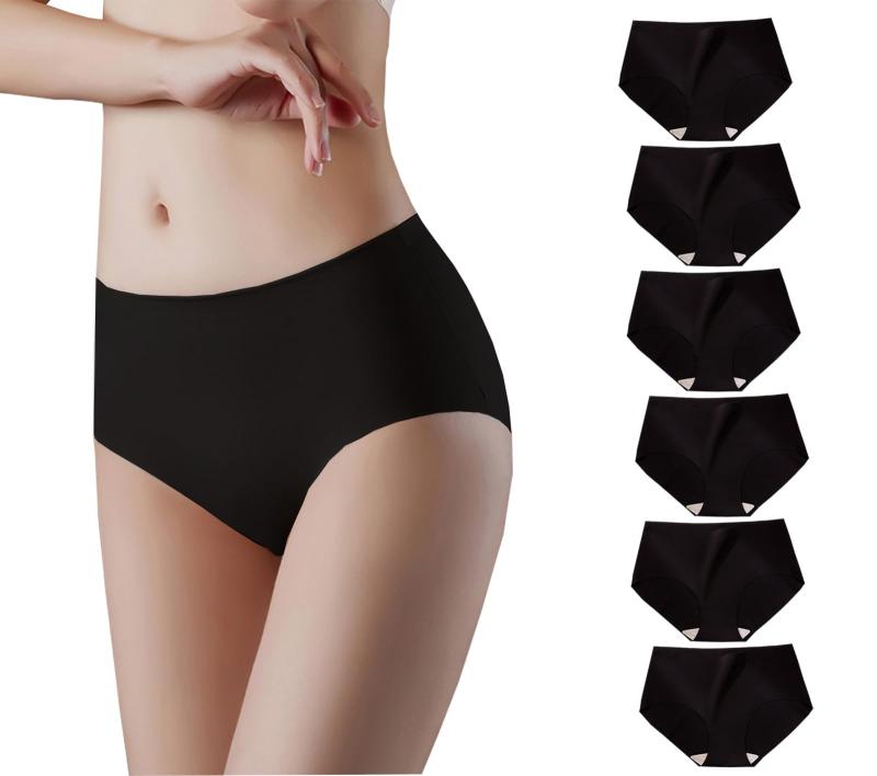 [Ciyar] シームレスショーツ レディース 女性下着 肌に優しい パンティ高通気性伸縮性 パンツ快適 柔らかい締め付けない 6枚セット 吸汗 通気 美尻