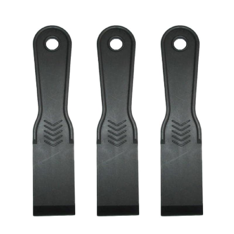Rakuten - スクレーパー 【3本】黒色 長さ18cm×幅3.8cm カーボン プラスチック 焦げ落とし シール剥がし ステッカー剥がし