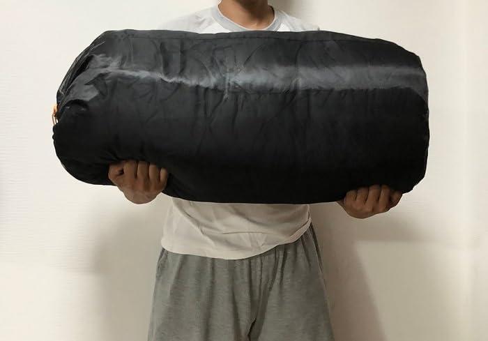 Mt.h (マウントハッピー) 寝袋保管用バック BIGサイズ 83×34 ブラック 通気性 収納袋 メッシュ シュラフ 大きめ 保管 バック ストリージバック 登山 アウトドア キャンプ kurasidou-10188573 暮らし堂ショップ サンプル画像2