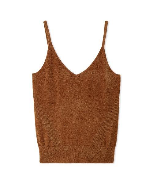 [フレイ アイディー] モールヤーン2wayニットキャミソール FWGG254345 レディース