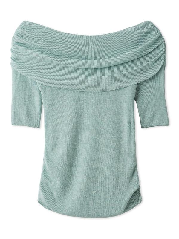 Mila Owen(ミラオーウェン) ドレープデザインオフショルニットTOPS09WNT254062レディース kurasidou-10099148 暮らし堂ショップ サンプル画像3