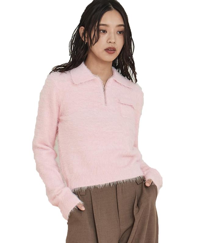 Rakuten - [miette] ポケット付き シャギー ニット REXX1018 レディース