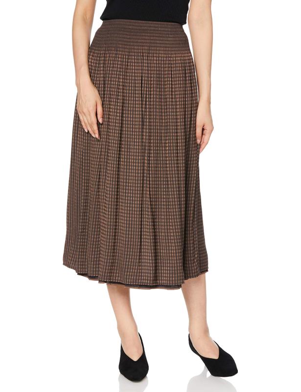 [ナチュラルビューティーベーシック] スカート リバーシブルシャーリングスカート レディース 017-0220415