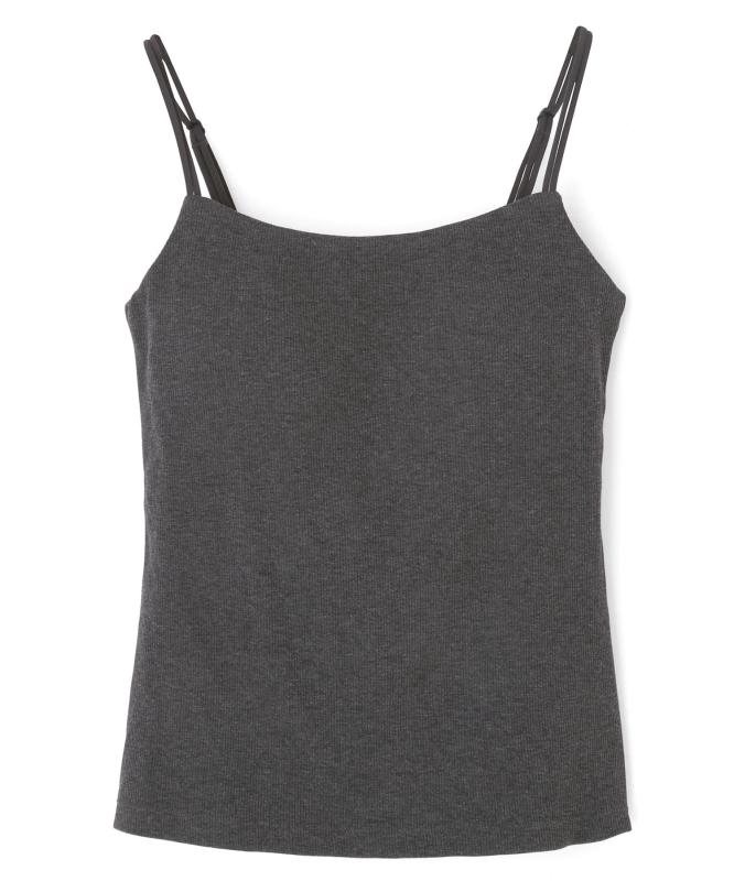 [ノーザリー] インナートップス 【ブラキャミ】 リブカップ付きブラトップロング 57-38-25-1516