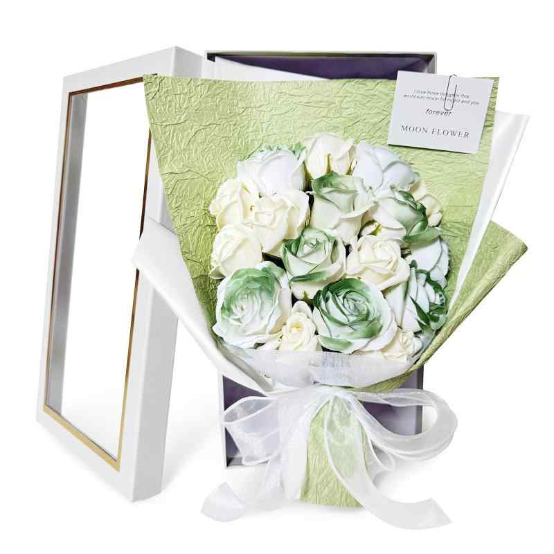 Rakuten - HANASPEAK ソープフラワー 花束 母の日 卒業式 敬老の日 バレンタインデー お花 誕生日 プレゼント 女性 人気 フラワーギフト バラ 1箱
