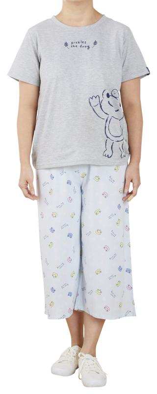 pickles the frog リラックスウェア 水色 M~Lサイズ 着丈65cm・バスト98cm 78cm 104cm PS40914
