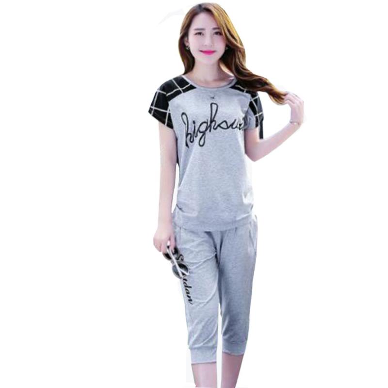 [イー フライ] ルームウェア レディース パジャマ 綿 半袖 上下セット かわいい 夏 服 女性 ルームウェア 部屋着 便利服 コットン シンプル 寝巻き 家着 ヨガ スポーツ トレーニング ウェア(3)