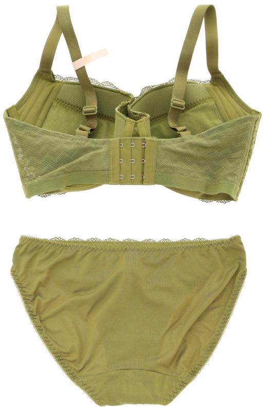 [アモスタイル バイ トリンプ] デイジーレース きゅっと寄せブラ ブラ＆ショーツセット AMST1150 WHU3 + Hikini JX kurasidou-10106867 暮らし堂ショップ サンプル画像2