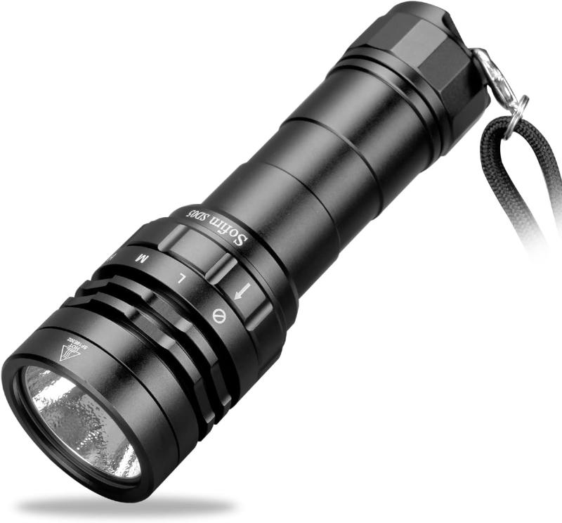Sofirn ダイビングライト 3000ルーメン 水中100メートル マグネットリング スイッチ 三つ点灯モード 超高輝度 LED 懐中電灯