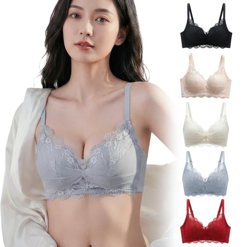 [Alaiyaky] ﻿ブラジャー 盛りブラ ノンワイヤー 美乳ブラ [脇高設計] 谷間メイク 小胸 バストアップ 贅肉 補正 下着 レディース 育乳 レース 背中すっきり 痛くない 通気性 安定感 kurasidou-10123936 暮らし堂ショップ パッケージ画像