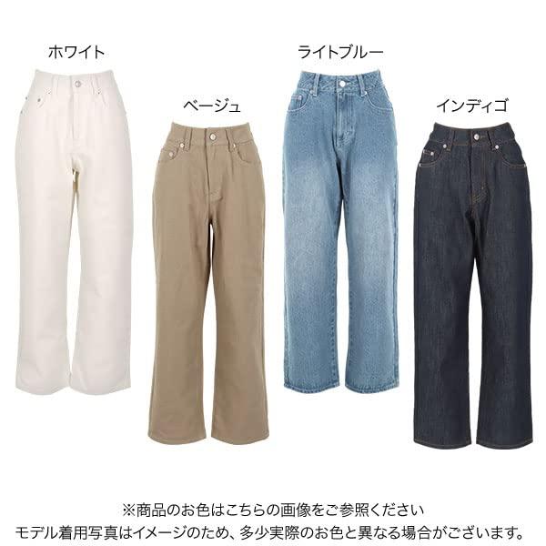 [神戸レタス] [ 田中亜希子さんコラボ ] XS Mハイウエストデニムパンツ [M2983]