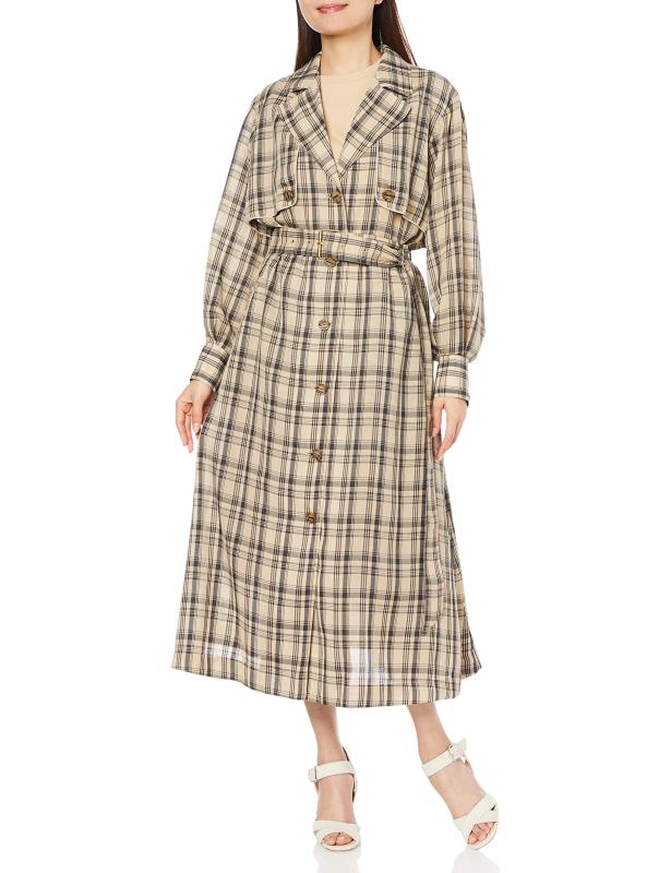 [リリーブラウン] エアリースプリングコート LWFC211175 レディース