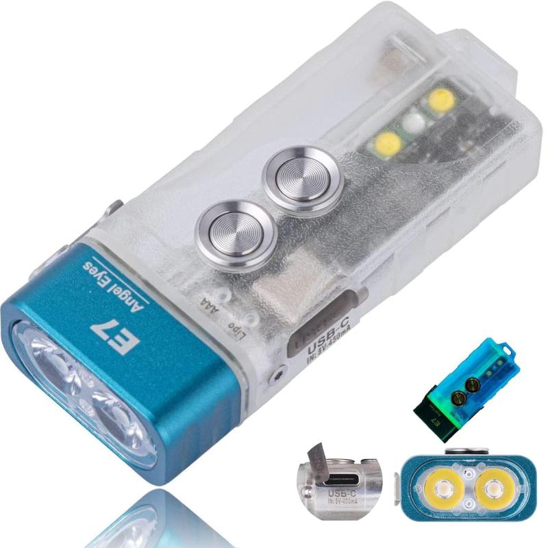 E5デュアル電源キーホルダー懐中電灯高ルーメン kurasidou-10191900 暮らし堂ショップ サンプル画像2
