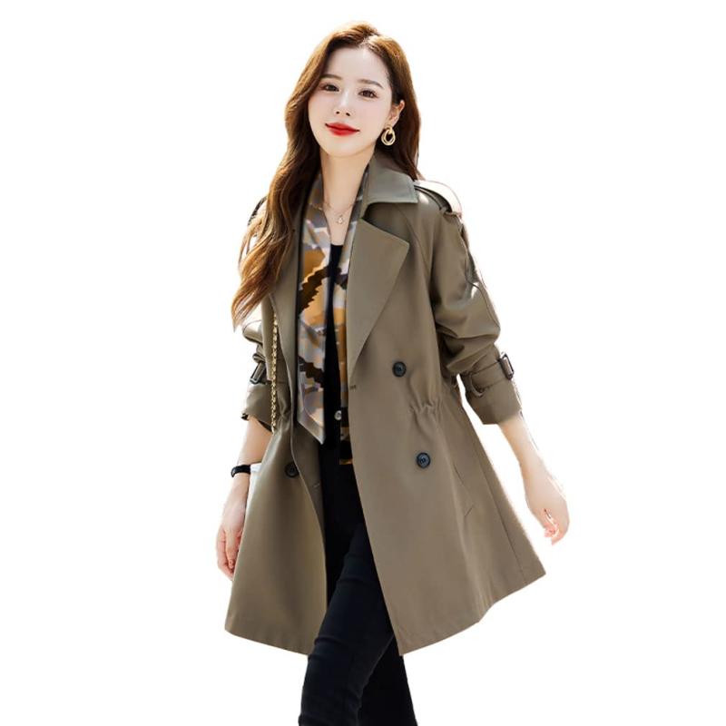 [YoniStar] スプリングコート レディース トレンチコート 春 コート チェスターコート アウター 春コートレディース カジュアル 春コート ミドル丈 ジャケット 春服