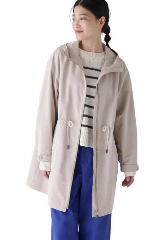 [ヒューマンウーマン] 撥水 スプリングコート (フード付き) / レディース / 077-5151200