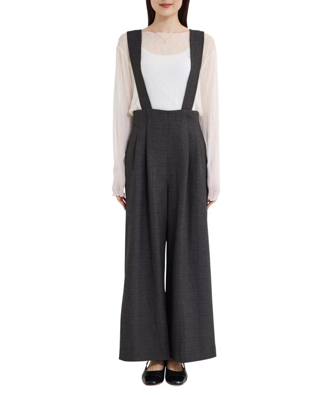 ROPE' PICNIC(ロペピクニック) パンツウールライクサスペンダー付きパンツレディース kurasidou-10129926 暮らし堂ショップ サンプル画像2