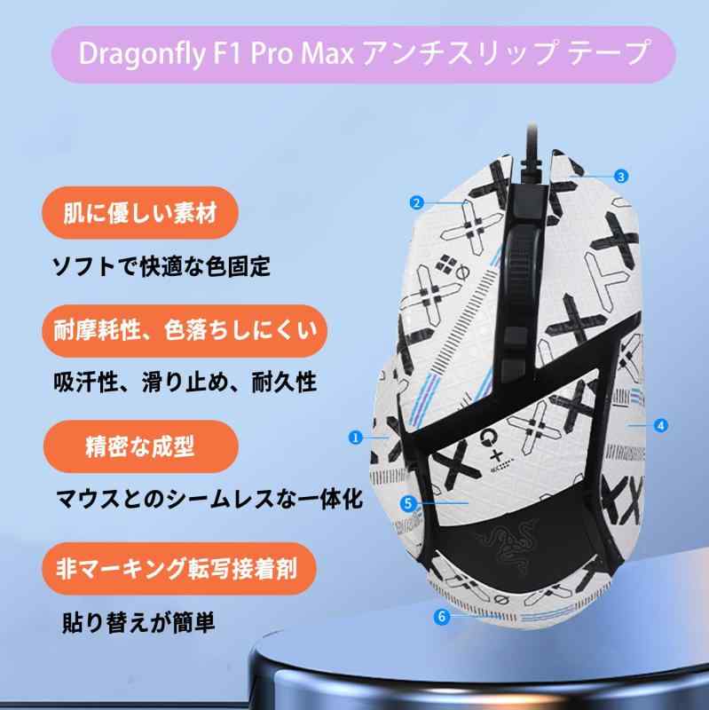 For Razer レイザー Basilisk V3 Pro 用 マウスグリップ テープ NOUKAJU ゲーミングマウス 滑り kurasidou-10251863 暮らし堂ショップ サンプル画像2