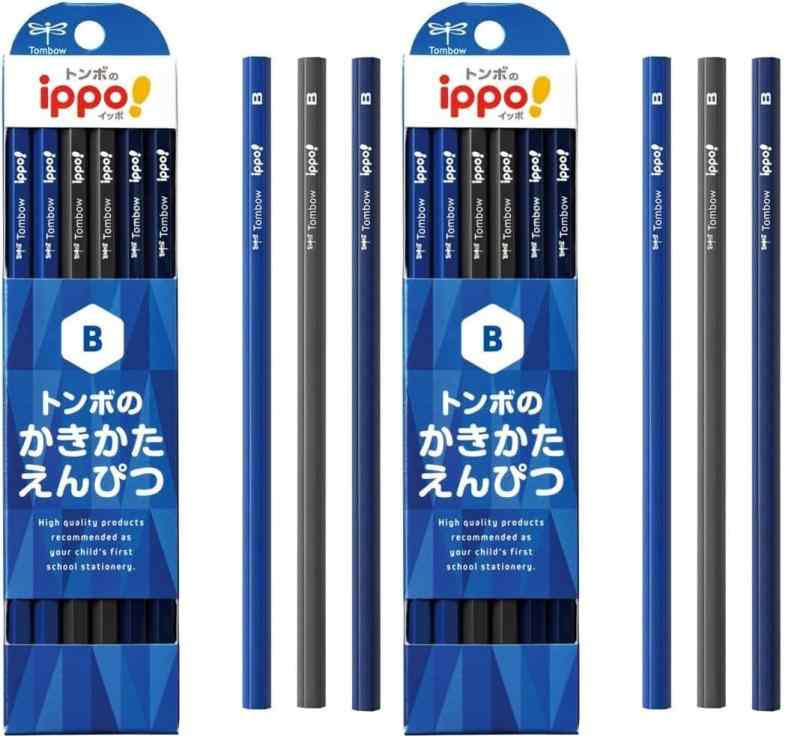 トンボ鉛筆 かきかた鉛筆 ippo プレーン B