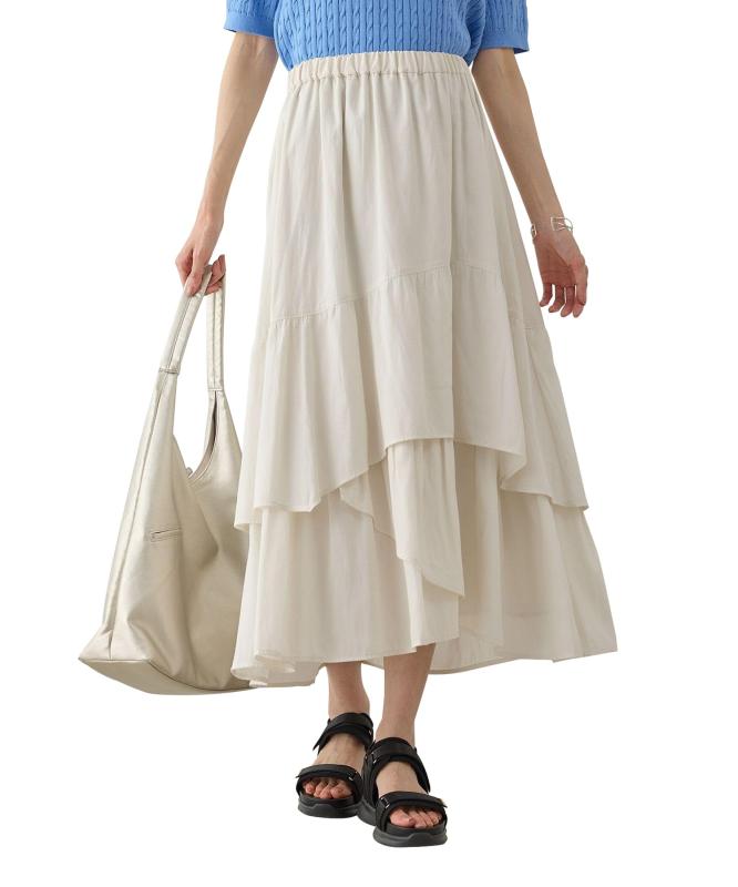 ROPE' PICNIC(ロペピクニック) スカートダンダンティアードスカートレディース kurasidou-10268585 暮らし堂ショップ パッケージ画像