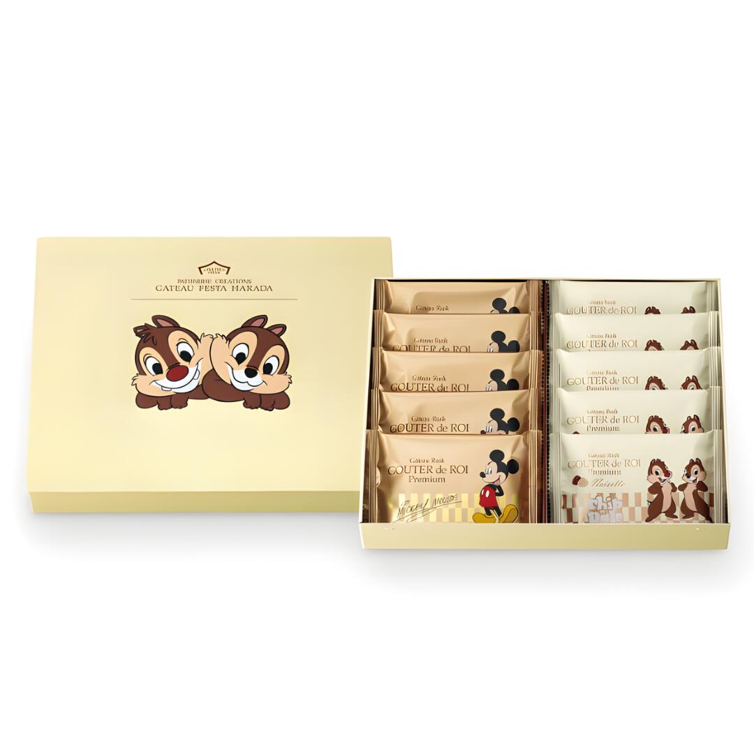 ガトーフェスタハラダ グーテ・デ・ロワ プレミアム・ノワゼットセレクション ディズニーデザイン/化粧缶大 手提げ袋付 ホワイトデー限定商品