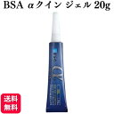 送料無料 BSA αクイン ジェル ゼリー状 20g 歯科用接着剤 クラウン 奥歯 詰め物 差し歯 専用 接着剤 前歯 仮歯 ラウン仮着 義歯修後時の仮着埋没時の人工歯脱落防止 ブロックアウト bsa αクイン