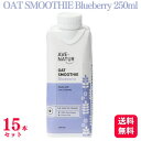 楽天くらし応援本舗　楽天市場店【送料無料】【15個セット】 Step by Step OAT SMOOTHIE Blueberry 250ml オーツスムージー オーツミルク ブルーベリー AVE-NATUR 低アレルギーリスク ビーガン 砂糖不使用 ラテアート