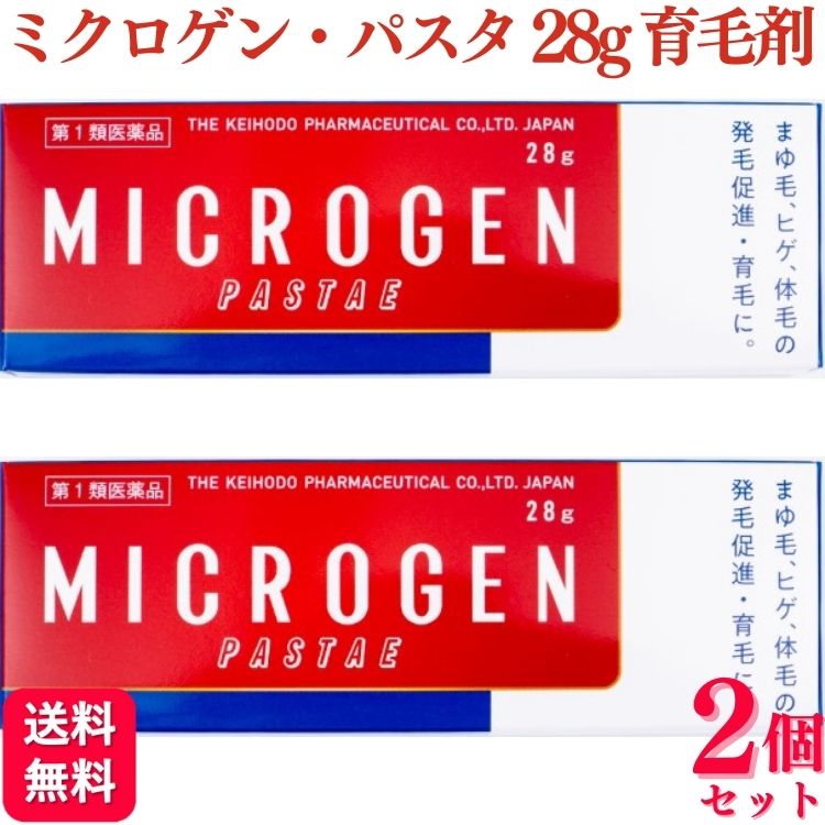 【第1類医薬品】【2個セット】 啓芳堂製薬 ミクロゲン・パスタ 28g 育毛剤 発毛