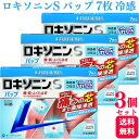 【第2類医薬品】【3個セット】 第一三共ヘルスケア ロキソニン S パップ 7枚 腰痛 鎮痛薬