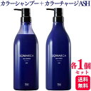 【各1個セット】 ホーユー ソマルカ カラーシャンプー アッシュ 770ml + ソマルカ カラーチャージ アッシュ 750g セット(4)