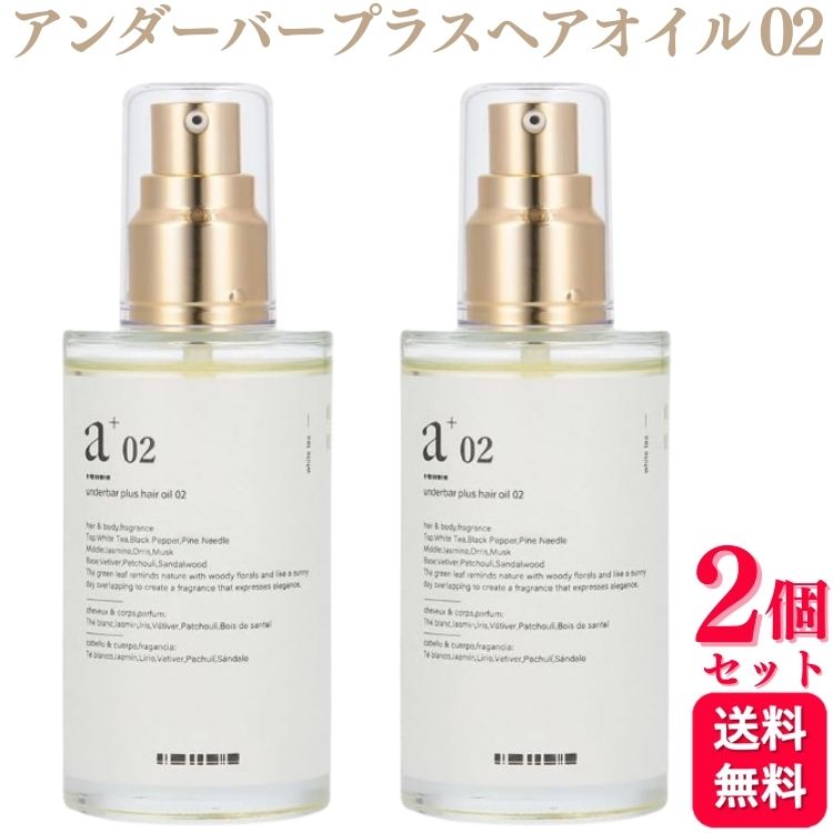 【2個セット】 UnG アンダーバープラス ヘアオイル02 92ml スタイリングオイル hair oil