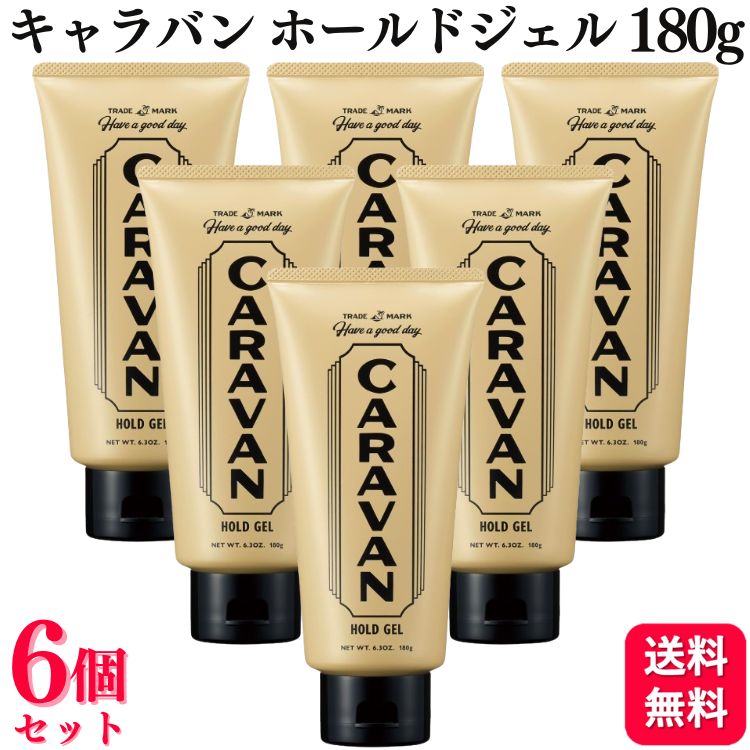 【6個セット】 デミコスメティクス キャラバン ホールドジェル 180g 強力 セット ジェル