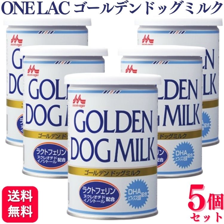 【5個セット】 森乳サンワールド ワンラック ゴールデンドッグミルク 130g ドッグミルク 1